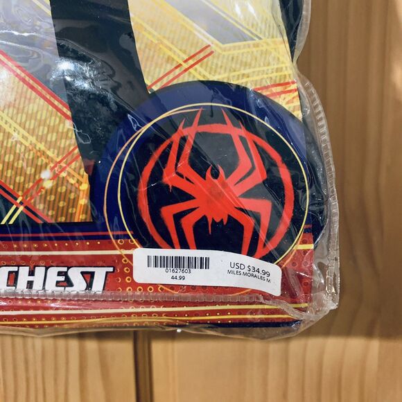 SPIDERMAN® Child Halloween Costume Size M 8-10 Miles Morales Muscle Chest Suit - Picture 4 of 12